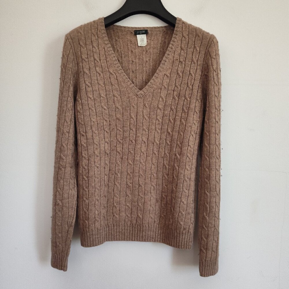 J Crew Factory Cable-Knit Sweater